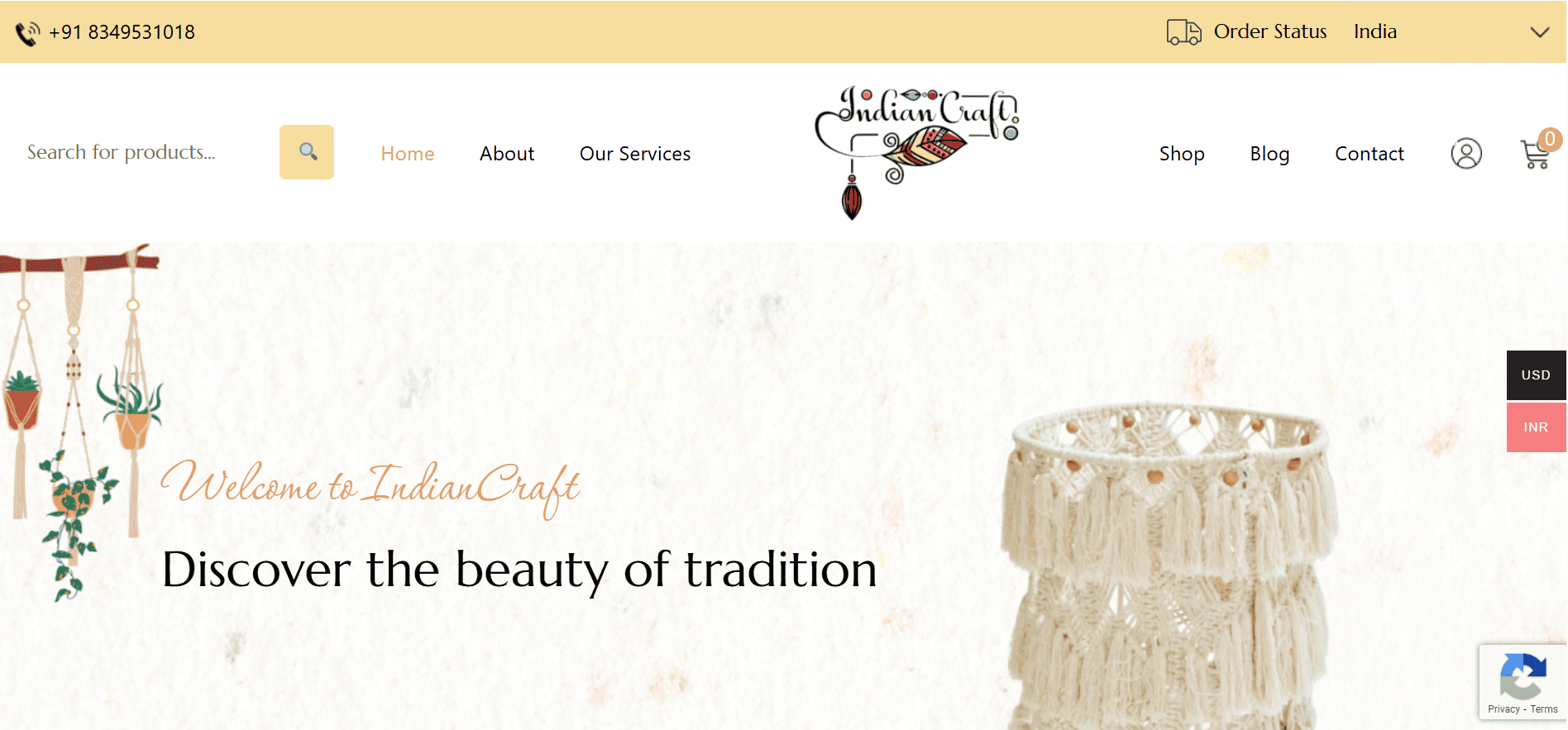 IndianCraft E-Commerce Project